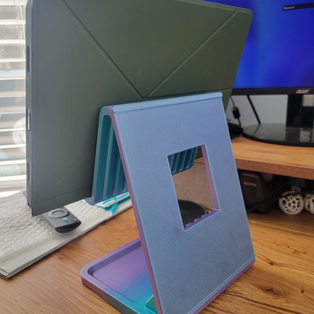 Mermaid Gradient Tablet Stand. Fits Any Sized Tablet. Samsung, Apple, Acer! - Picture 3 of 3